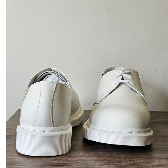 Dr Martens  Men's 1461 for Pride 3 Eye Shoes Size 11 White Smooth NWT - Picture 6 of 8